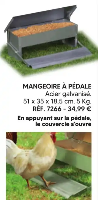 Shopix Mangeoire à pédale offre