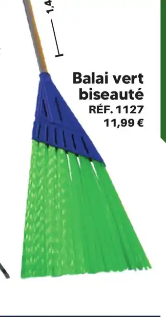 Shopix Balai vert biseauté offre