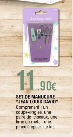 E.Leclerc JEAN LOUIS DAVID Set de manucure offre