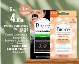E.Leclerc BIORE Patchs purifiants pour le nez offre
