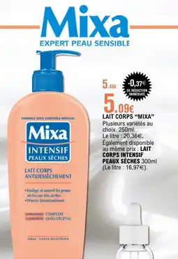 E.Leclerc MIXA Lait corps offre