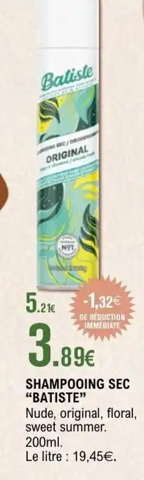 E.Leclerc BATISTE Shampooing sec offre