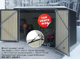 Shopix Nos abris de jardin toit ouvrant ref. 9071 offre