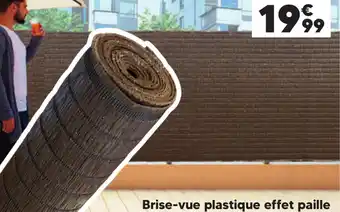 Shopix Brise-vue plastique effet paille ref. 662710 offre