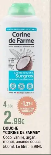 E.Leclerc CORINE DE FARME Douche offre