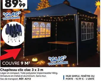 Shopix Chapiteau clic clac offre