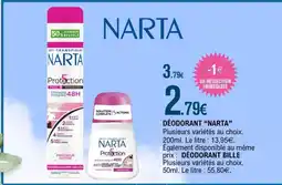E.Leclerc NARTA Déodorant offre