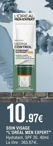 E.Leclerc L'OREAL MEN EXPERT Soin visage offre