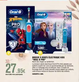 E.Leclerc ORAL-B PRO Brosse à dents électrique kids offre