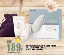 E.Leclerc NEWA Coffret appareil anti-rides visage collagène avec lift activateur offre