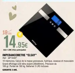 E.Leclerc ELSAY Impedancemetre offre
