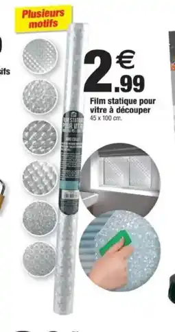 Bazarland Film statique pour vitre à découper offre