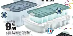 Bazarland La boîte de rangement Roller Box offre
