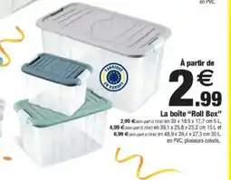 Bazarland La Boite Roll Box offre