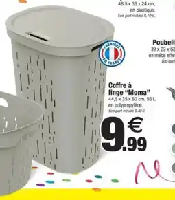 Bazarland Coffre à linge Moma offre