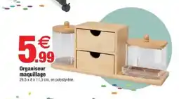 Bazarland Organiseur maquillage offre