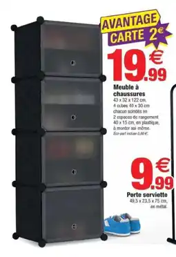Bazarland Meuble à chaussures offre