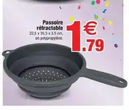 Bazarland Passoire rétractable offre
