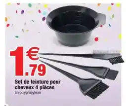Bazarland Set de teinture pour cheveux 4 pièces offre