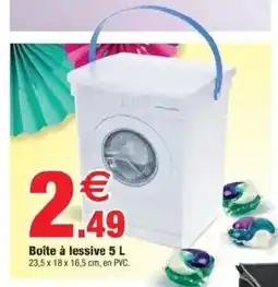 Bazarland Boîte à lessive offre
