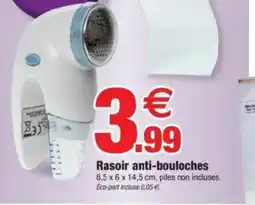 Bazarland Rasoir anti-bouloches offre