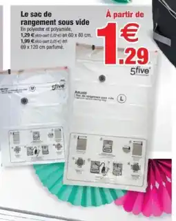 Bazarland Le sac de rangement sous vide offre