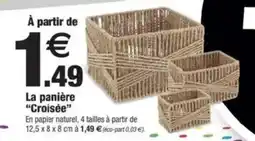 Bazarland La panière Croisée offre