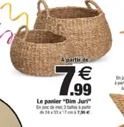 Bazarland Le panier Dim Juri offre