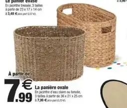 Bazarland Le panier évasé offre