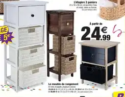 Bazarland Le meuble de rangement offre