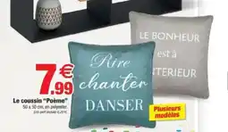 Bazarland Le coussin Poème offre