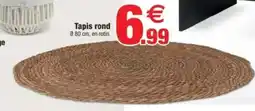Bazarland Tapis rond offre
