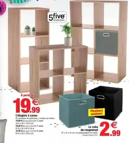 Bazarland L'étagère à cases offre