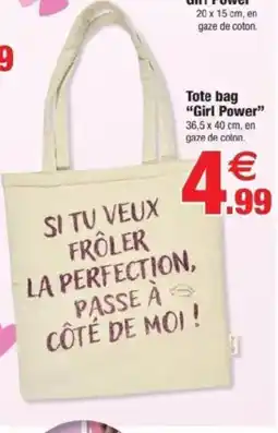 Bazarland Tote bag Girl Power offre