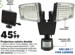 Shopix Projecteur solaire double offre