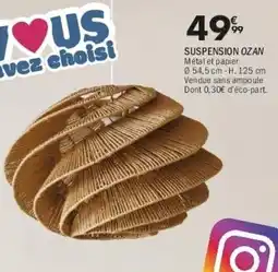 La Foir'Fouille Suspension ozan offre