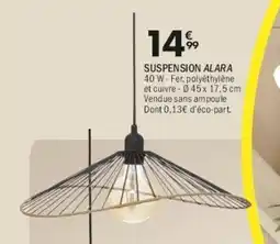 La Foir'Fouille Suspension alara offre