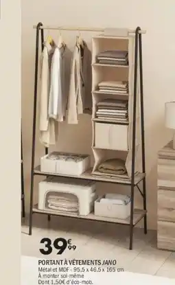 La Foir'Fouille Portant à vêtements jano offre