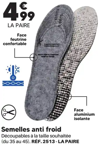 Shopix Semelles anti froid offre