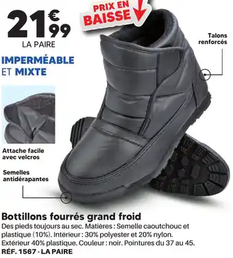 Shopix Bottillons fourrés grand froid offre