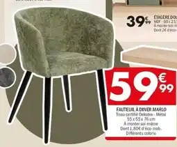 La Foir'Fouille Fauteuil à diner marlo offre