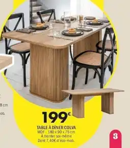 La Foir'Fouille Table à diner colva offre