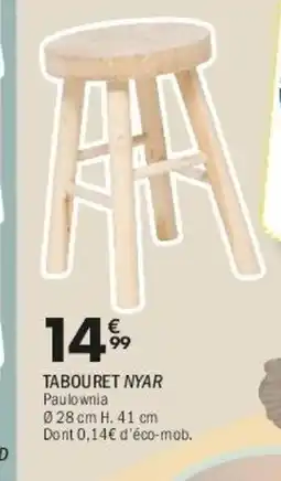 La Foir'Fouille Tabouret nyar offre