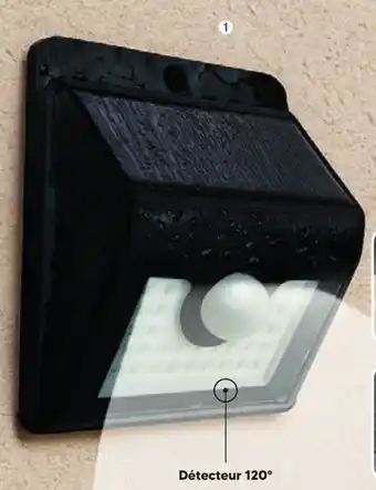 Shopix Lampe murale radar solaire ref. 6598 offre