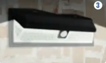 Shopix Lampe murale radar solaire réf. 6599 offre