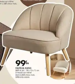 La Foir'Fouille Fauteuil naova offre