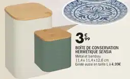 La Foir'Fouille Boîte de conservation hermétique sensia offre