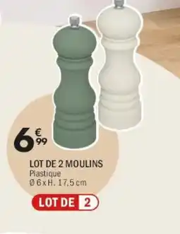 La Foir'Fouille Lot de 2 moulins offre
