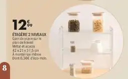 La Foir'Fouille Étagère 2 niveaux offre