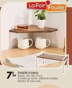 La Foir'Fouille Étagère d'angle offre
